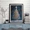 Christmas Tree Diamond Painting Kit for Adults – 5D Full Round Drill Snowflake Diamond Art for Beginners – DIY Winter Holiday Gem Dot Craft for Home Wall Decor – 12x16 Inch